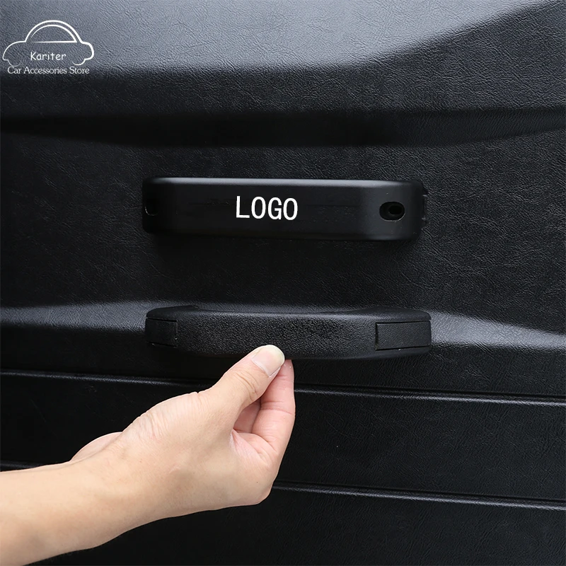 

For Land Rover Defender 90 110 130 2004-18 Car Door Aluminum Alloy Inner Handle Frame Trim Car Interior Modification Accessories