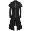 2025new European and American men's dress medieval retro clothing men's mid-length punk retro tuxedo