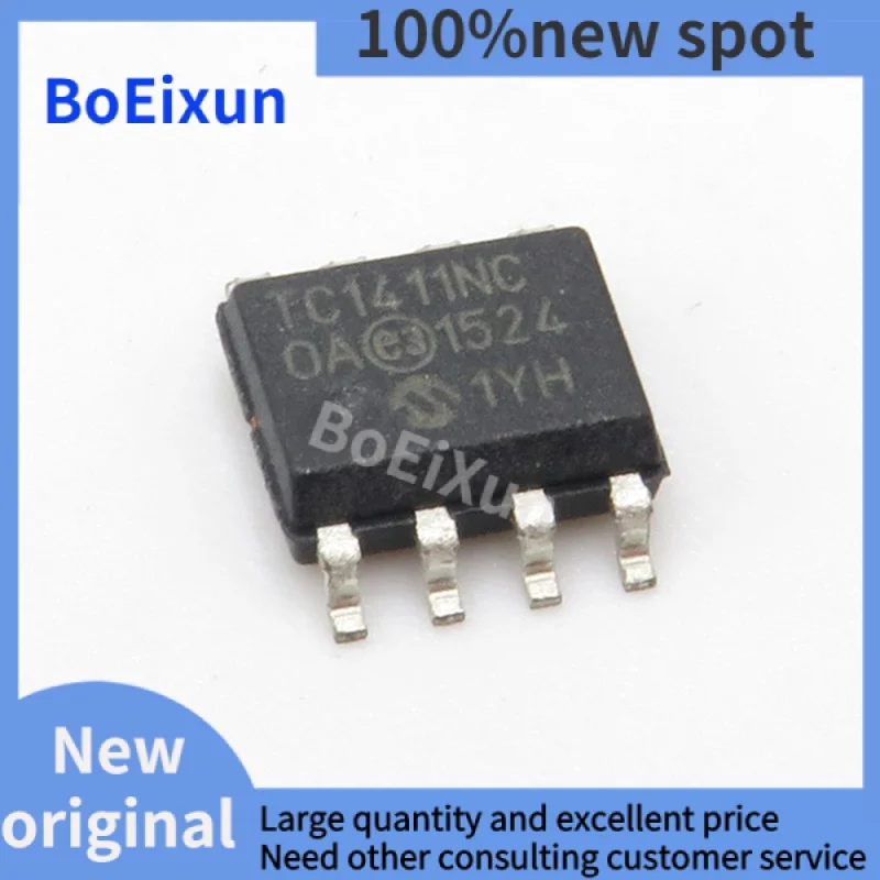 

1-10 PCS TC1411NCOA SMD SOP-8 TC1411 Gate Driver Chip Brand New Original In Stock