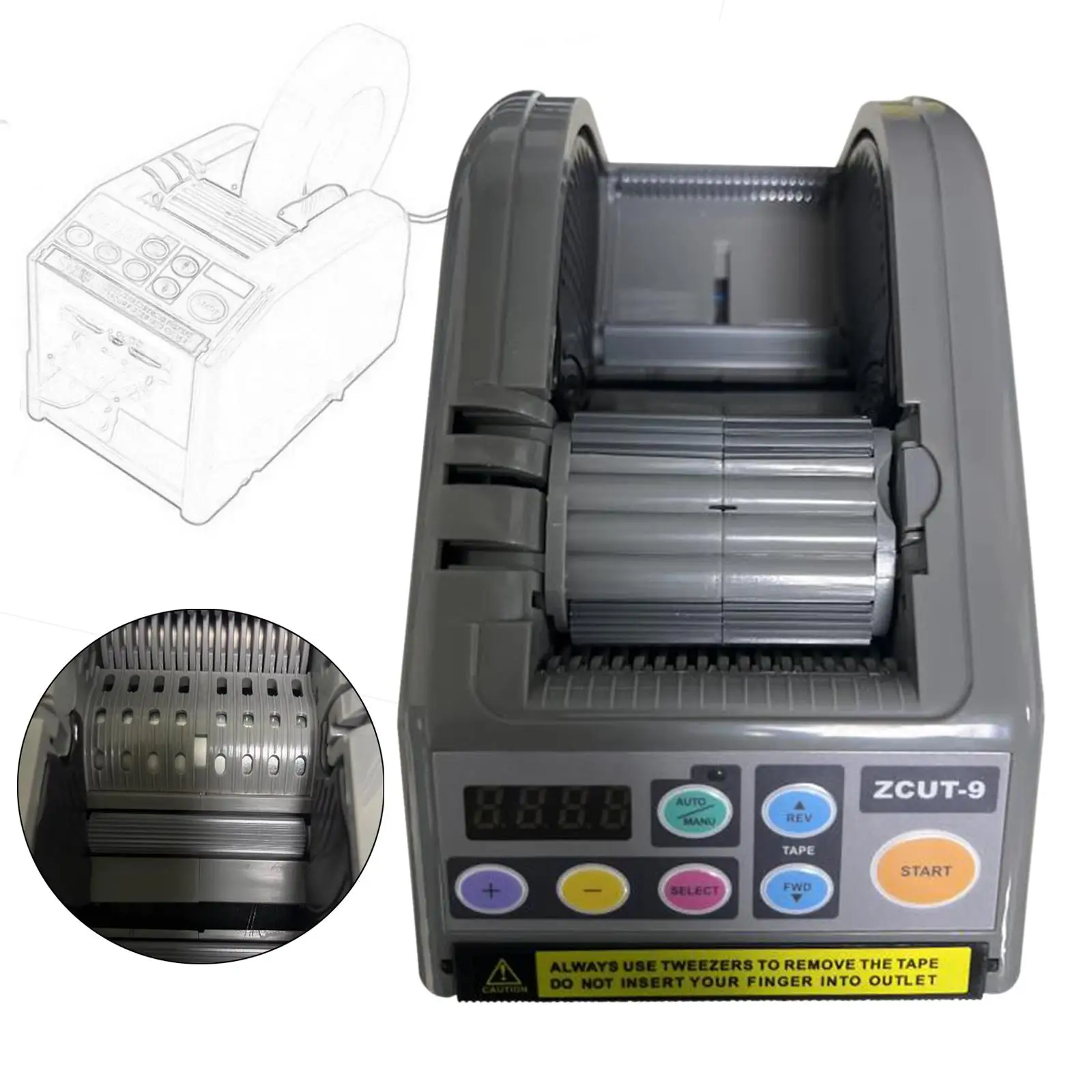 

Машина для резки ленты электрическая лента для резки ленты упаковочная машина электрическая лента резак для волокон крафт-бумага лента для процесса ленты