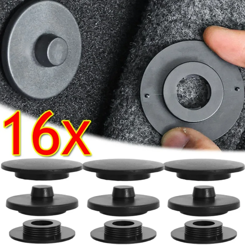 Car Floor Mat Anti-Skid Fixer Grips Double Layer Fixed Clips Set Universal Arpet Fixing Clamps Buckle Fixer Accessories Tools