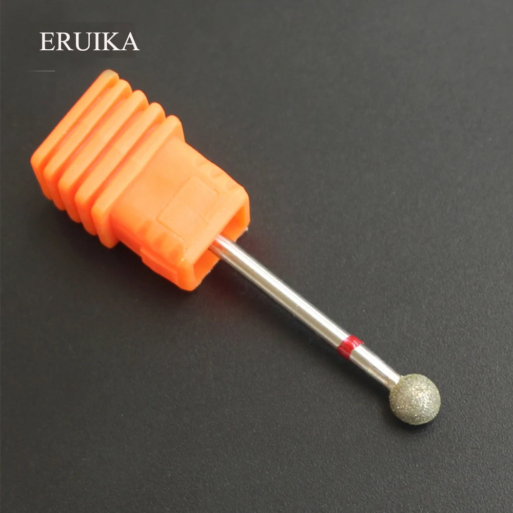ERUIKA Diamond Nail Drill Bit Ball Burr Electric File Nail Cutter Manicure Drill Bits Clean Tools Accessory 1PC nail art tools,nail drill bit,nail drill bits,nail drill,nail drill set,nail drill kit