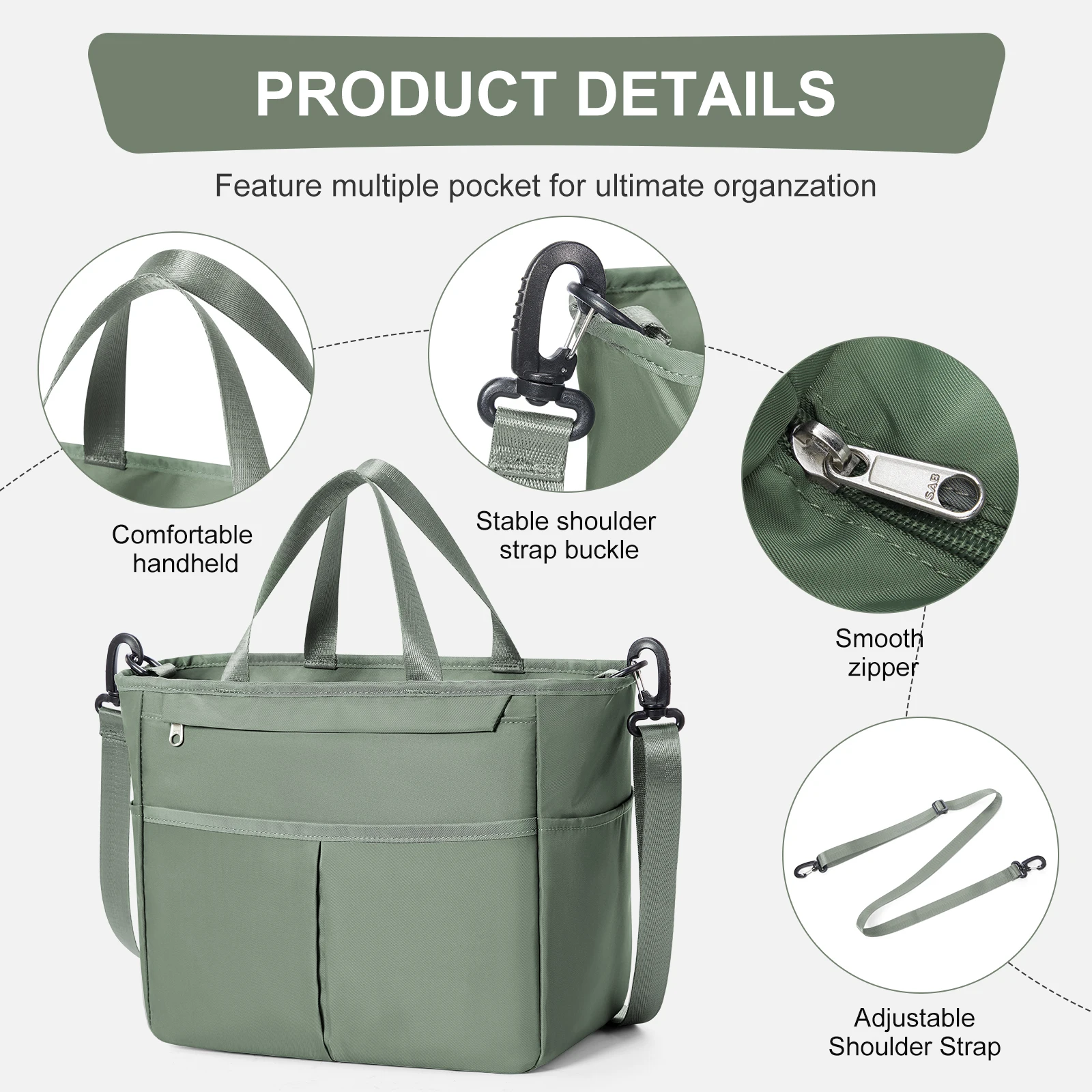 Large Capacity Insulated Lunch Bag - Portable Storage For School And Office Insulated Aluminum Foil Bag, for Picnics, Commuting