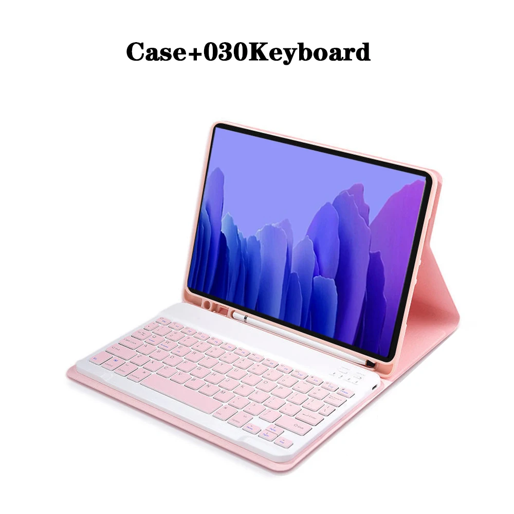 Premium Keyboard Case with Pencil Holder & Detachable Bluetooth Keyboard