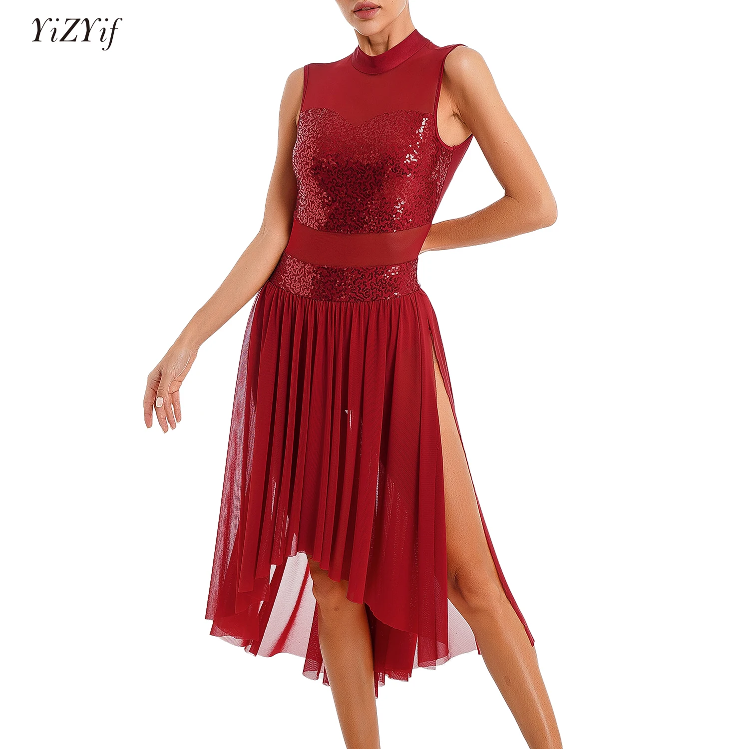 Dance Costume Lyrcal Contemporary Ballet MA Adult … - Gem - Foto 9