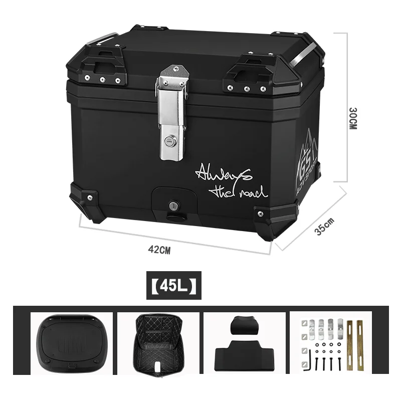 

Slip On For Honda Cub CC110 trunk general purpose motorcycle non aluminum alloy trunk modification reserve toolbox