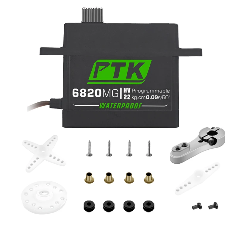 Bras métallique servo 20-40KG et boîtier programmation RC