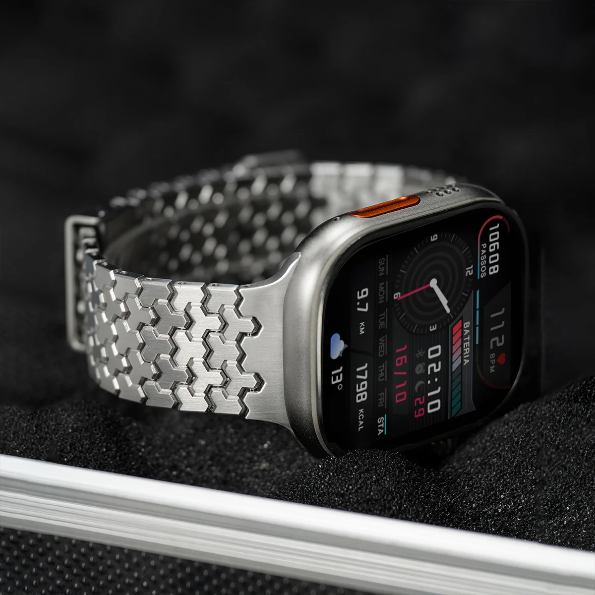 Elegant Stainless Steel Magnetic Watch Band