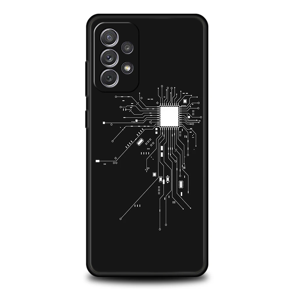 Inside Motherboard Circuit Design TPU Phone Case