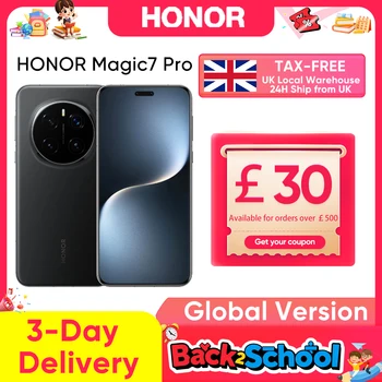 2025 HONOR Magic7 Pro Global Version 5G Smartphone Snapdragon 8 Elite 6.8'' 120Hz OLED Screen 200MP Camera 100W Fast Charge IP69