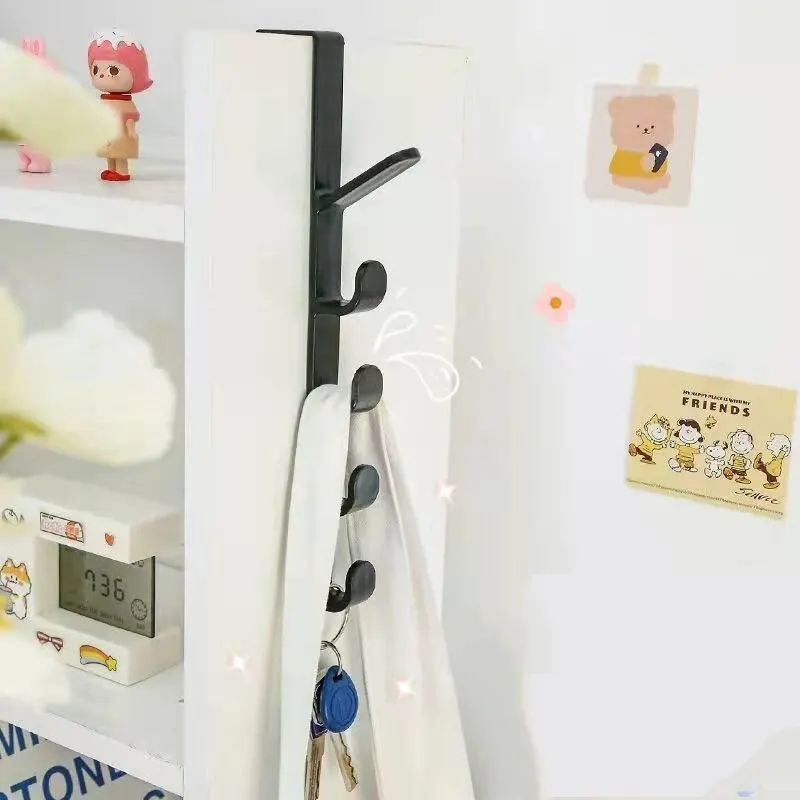 Multifunktion aler Five segment haken tragbarer Kleider haken Tür Handtuch haken frei stanzen nahtloser Haken