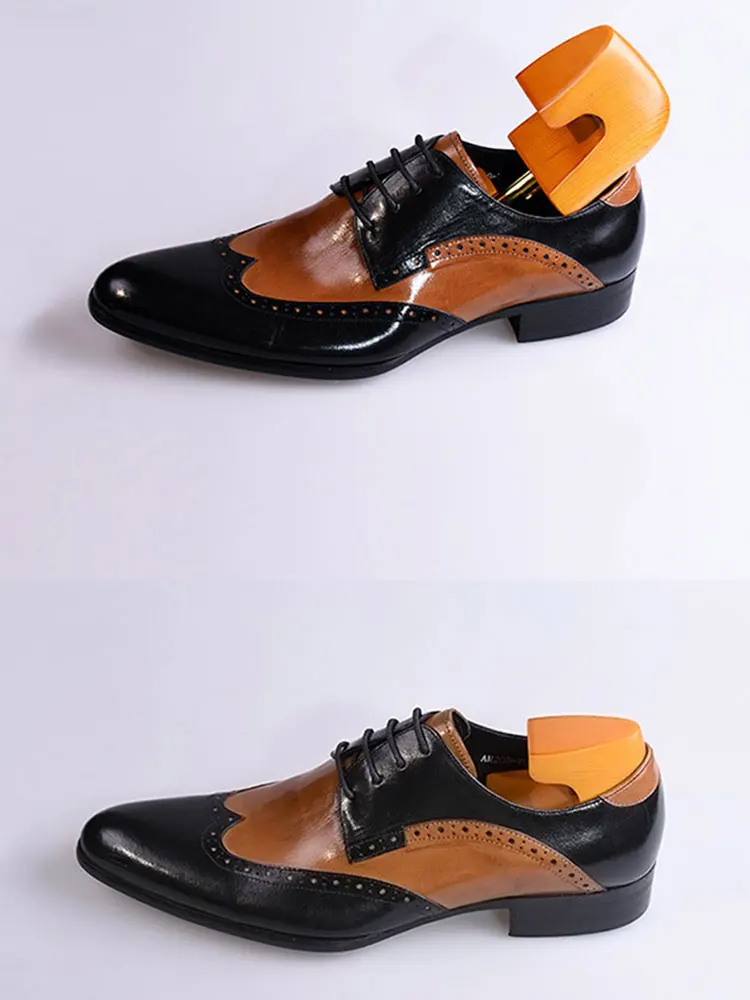 FamtiYard Superba Wood Shoe Trees New Twin Tube Wooden Shoes Tree Stretcher Shaper Keeper 2PCS