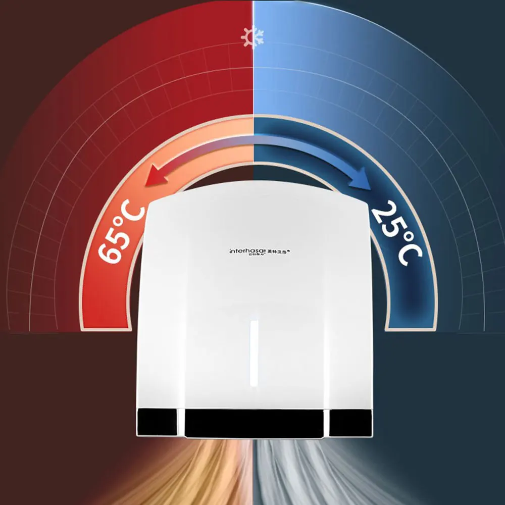 Totalmente automático máquina de secagem indução higiênico secador mão hotel/casa banheiro quente e fria mão seca A-1002