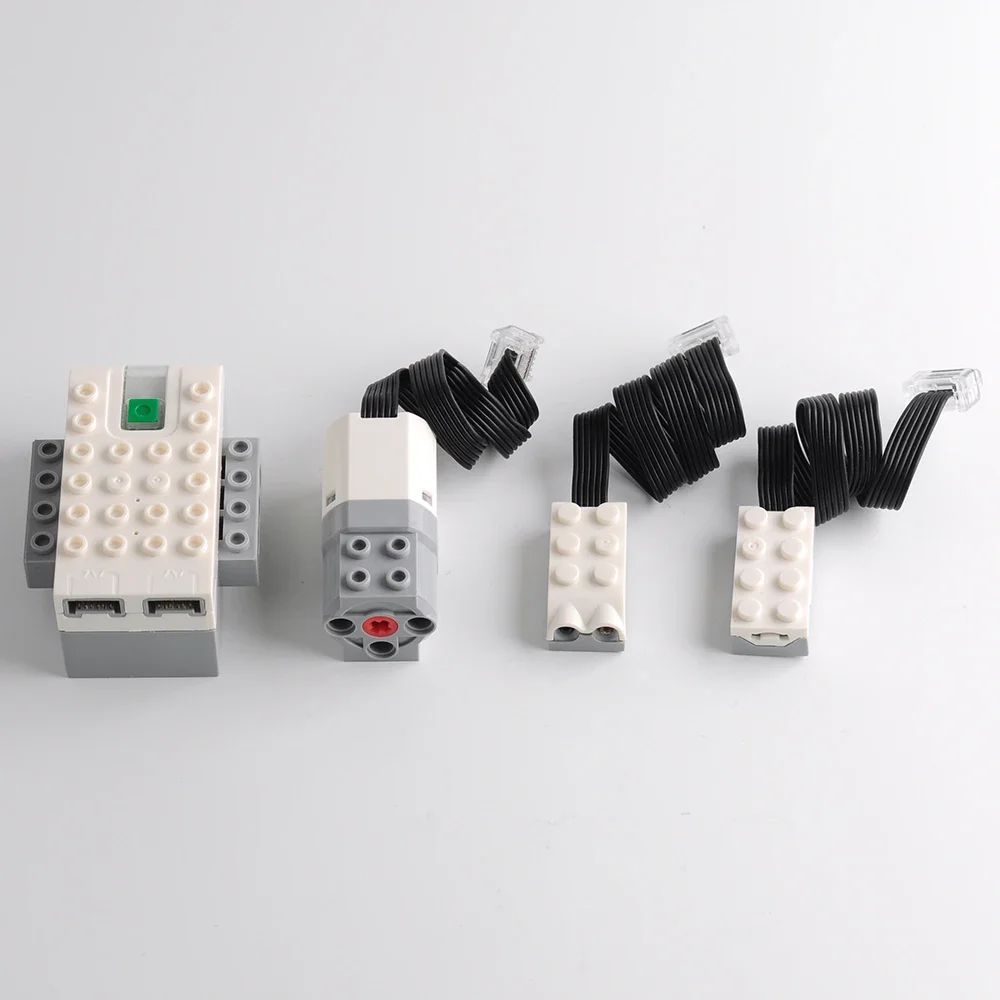 Set di Costruzioni Robotiche Compatibile con Blocchi Wedo2.0, Giocattoli Educativi Fai-da-Te 45300, Robot Programmabile High-Tech Senza Scatola - immagine 3