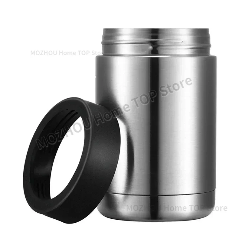 16 OZ Stainless Steel Beer Bottle Cold Keeper Can/Bottle Holder Double Wall Vacuum Insulated Beer Bottle Cooler Bar Accessories beer bottle cooler drink cooler