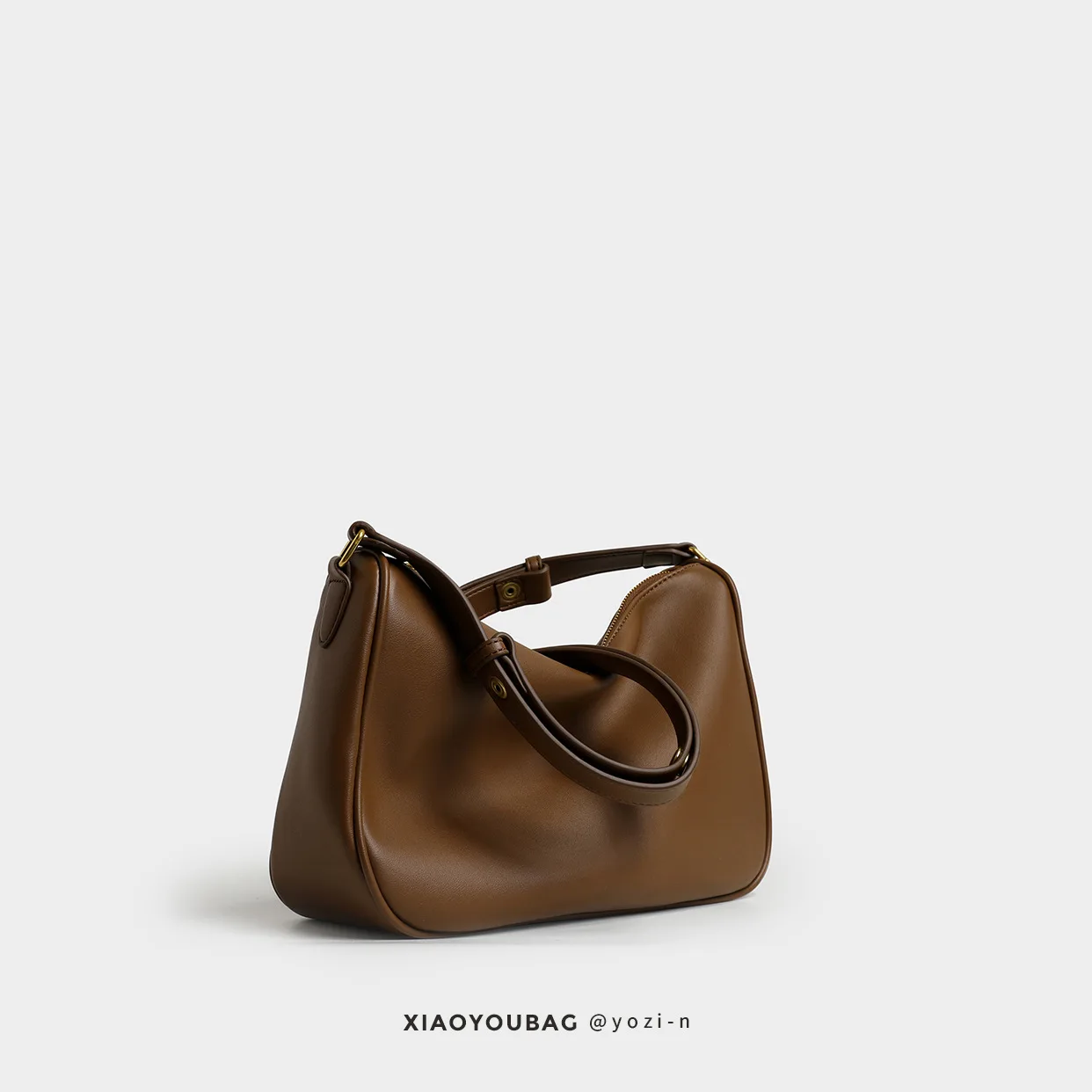 Maxdutti 2023 New Ins Blogger Fashion Girl Retro Armpit Bag All-match Soft Leather Bag Women Shoulder Bag Messenger Bag Female