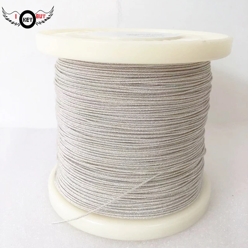 2meter /Lot Length Silver 12/24/32/48/64 Strand 5"-21" Inch DIY Repair Subwoofer High Temperature Pure Copper Voice Coil Cable