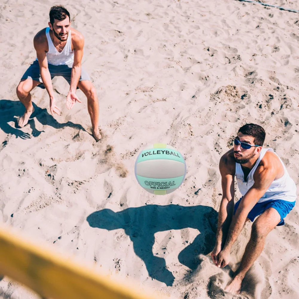Training Game Volleyball Non-Slip Soft Beach Volleyball Professional Competition for Outdoor Indoor Training Size 5