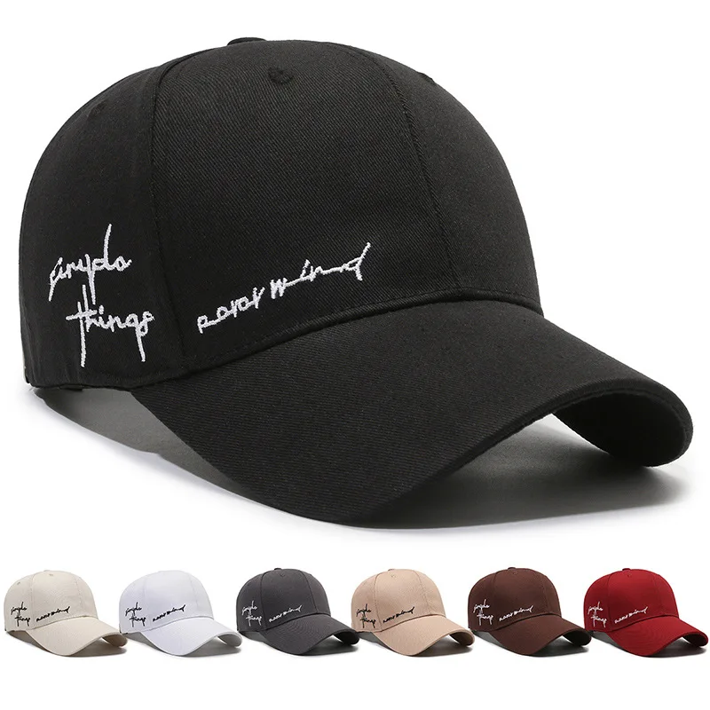 

Fashion Letter Embroidery Design Baseball Cap New Men's and Women's Sunshade Breathable Hiking Fishing Travel Cycling Sports Hat