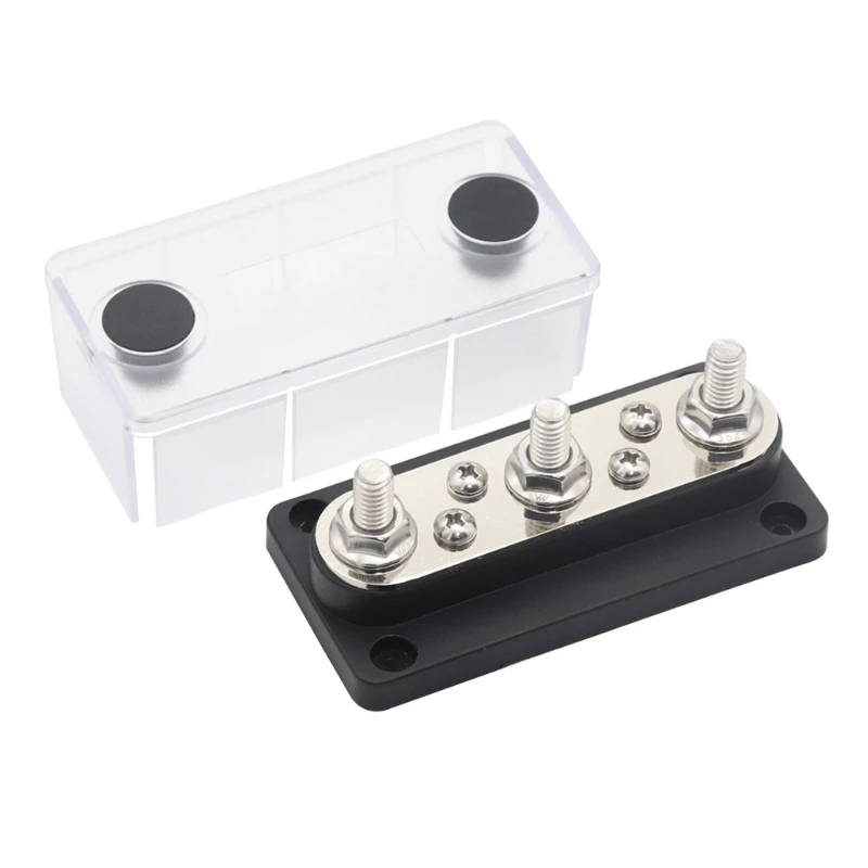 DC48V 150A Busbar Power Case Car Truck Battery Junction Terminal Block BusBar Box Power Distribution Block
