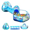3 in 1 Children's Tent Toys Camping Tents Portable Kids Ball Pool for Children Play House Crawling Tunnel Outdoor Pop-up Tent 1