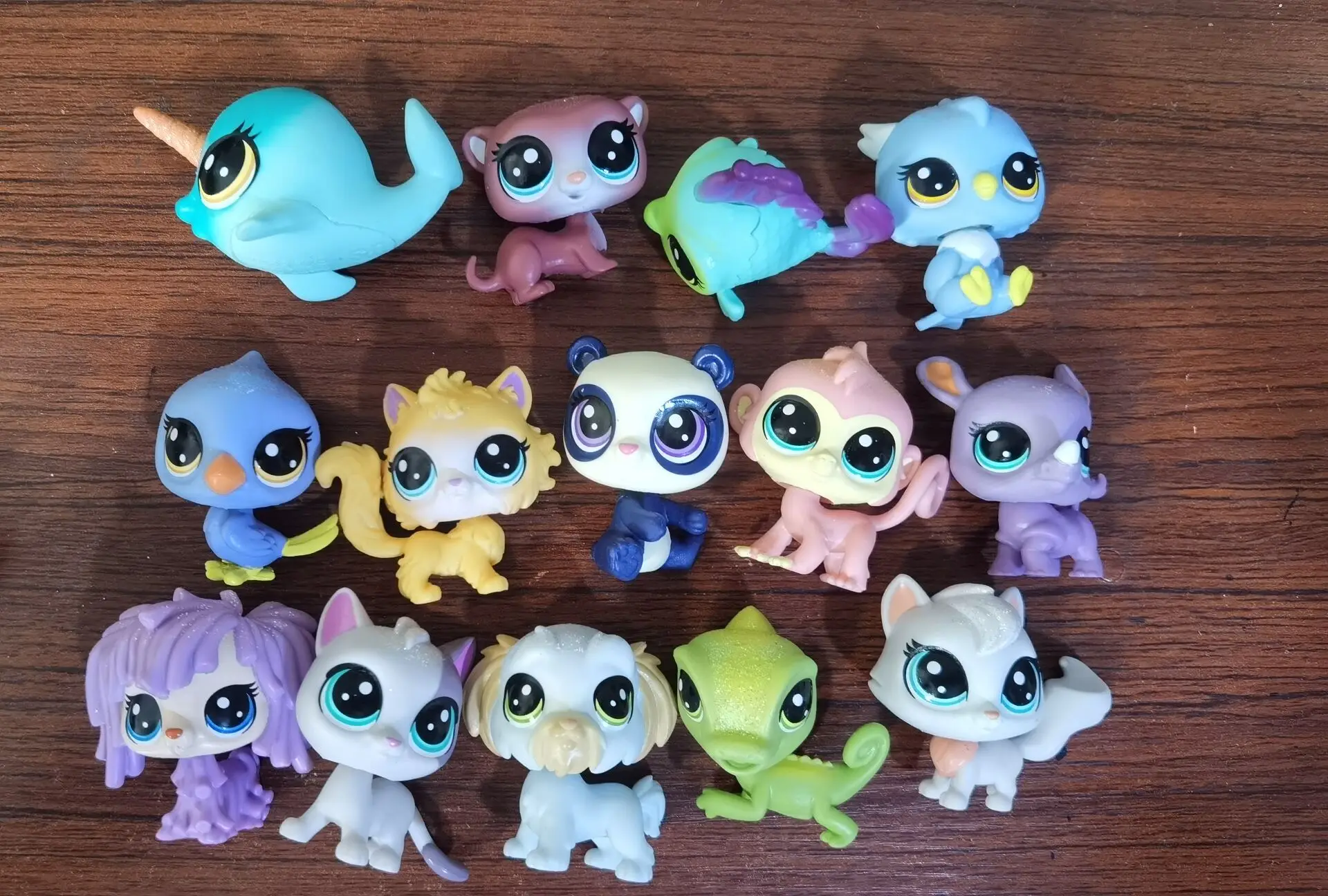 Little Baby Pets Shop Lps Cute Short Hair Cats Deer Tortoise Bear Monkey Dolphin Spaniel Dogs Tortoise Figure Toy Gift