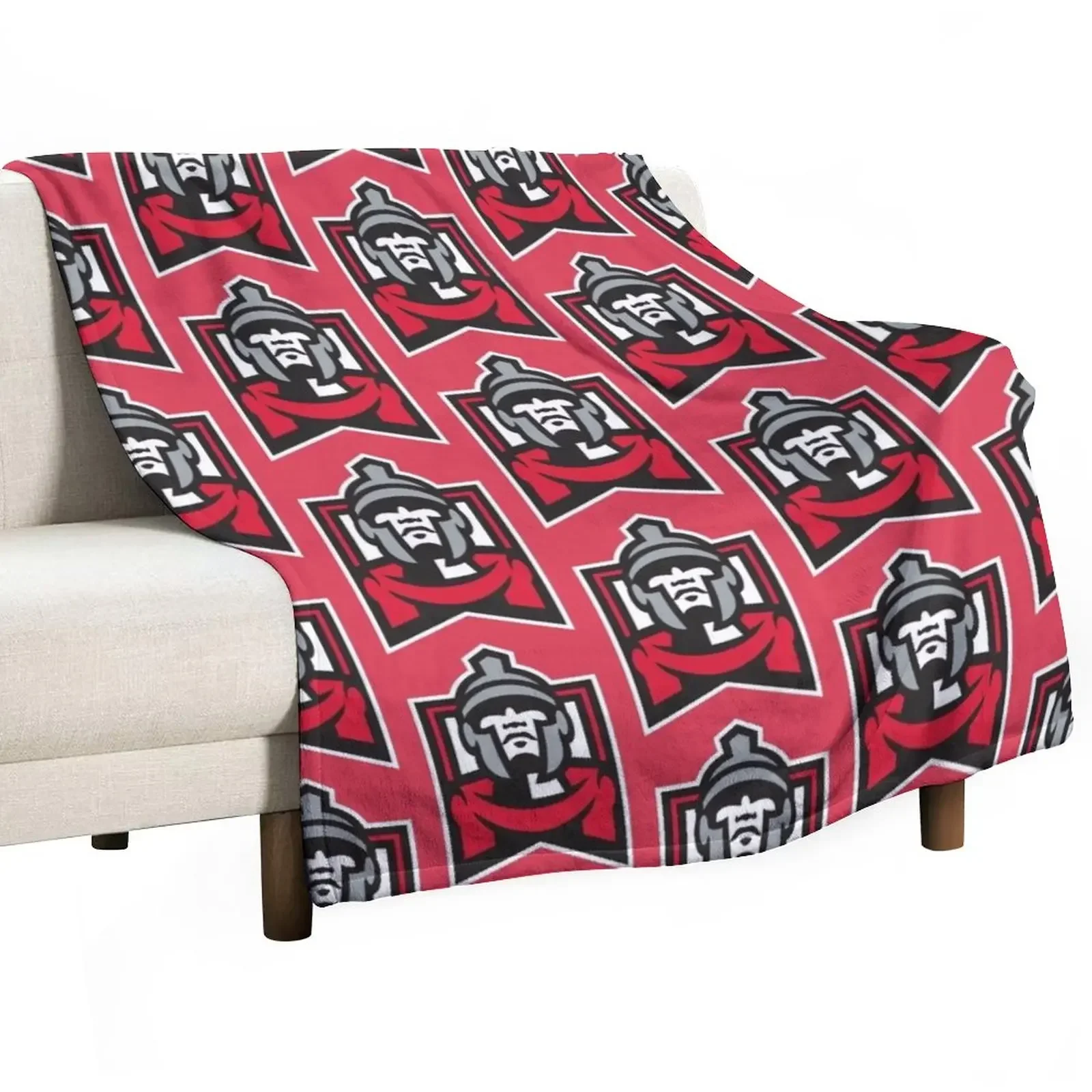 

ESU Warriors Throw Blanket Beach Blankets For Sofas Luxury Brand Furrys Blankets