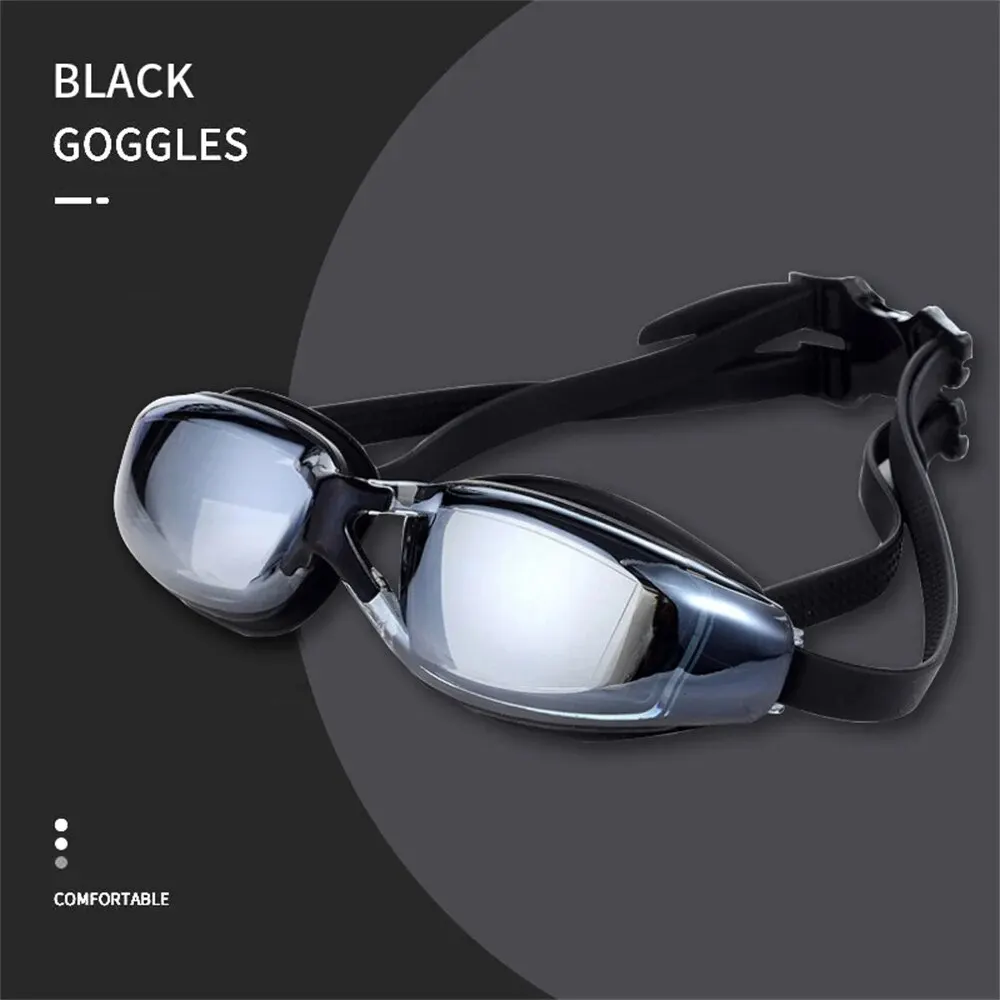 Professional Adult Anti-fog UV Protection Lens Men Women Swimming Goggles Waterproof Adjustable Silicone Swim Glasses