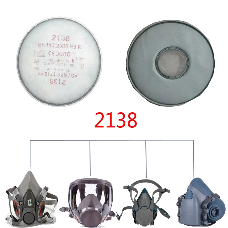 Gros plan sur un filtre 2138 P3 R montrant sa structure multicouche et son étanchéité.