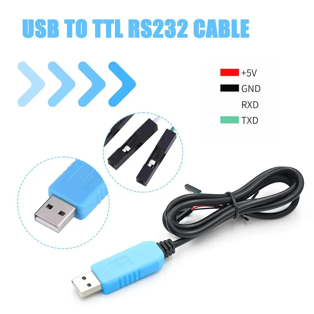 PL2303TA 다운로드 케이블, USB to TTL RS232 모듈 포트, 케이블 부품 다운로드, USB to 업그레이드 모듈 어댑터 직렬 변환기, G4R6, 1 개