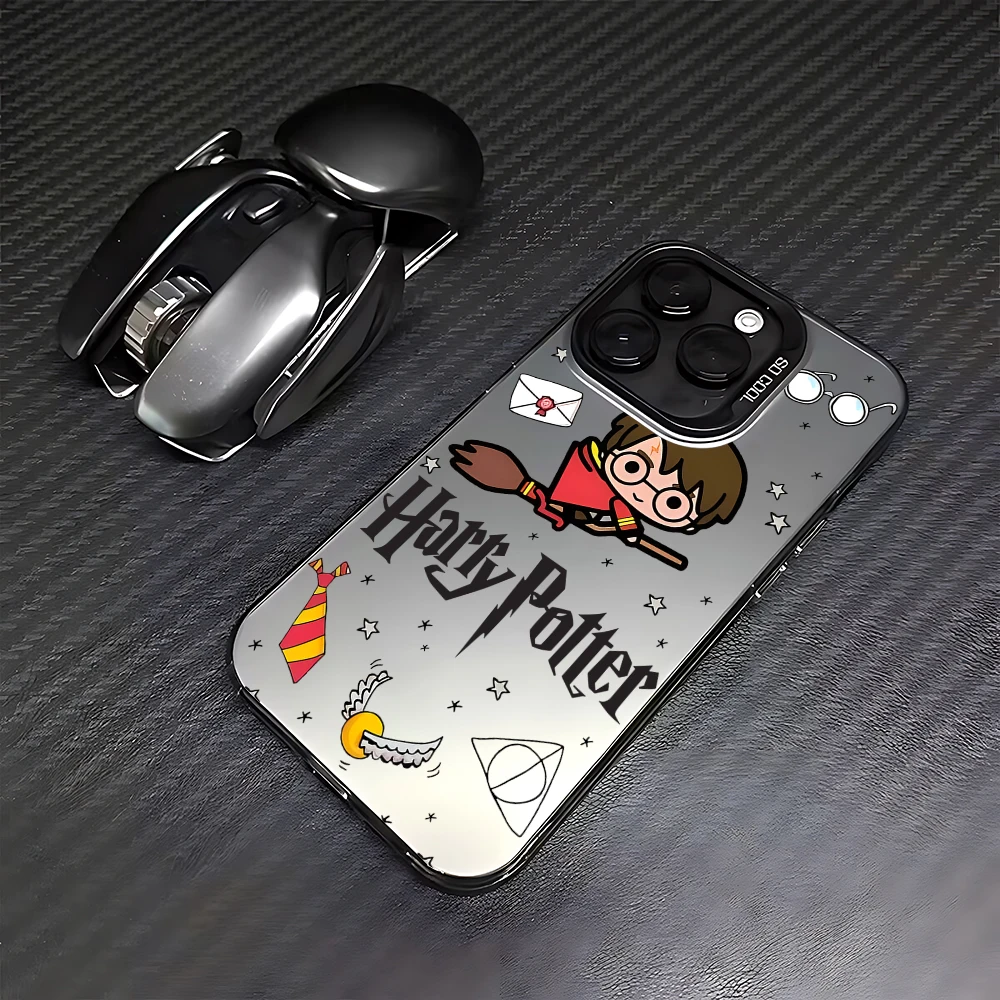thumbnail image 1 of Cool PotterS Wand HarrieS Logo funda de teléfono para iPhone 16 15 14 13 12 11 Pro Max X XR 8 7 Plus caramelo mate cubierta trasera a prueba de golpes, 1 of 5