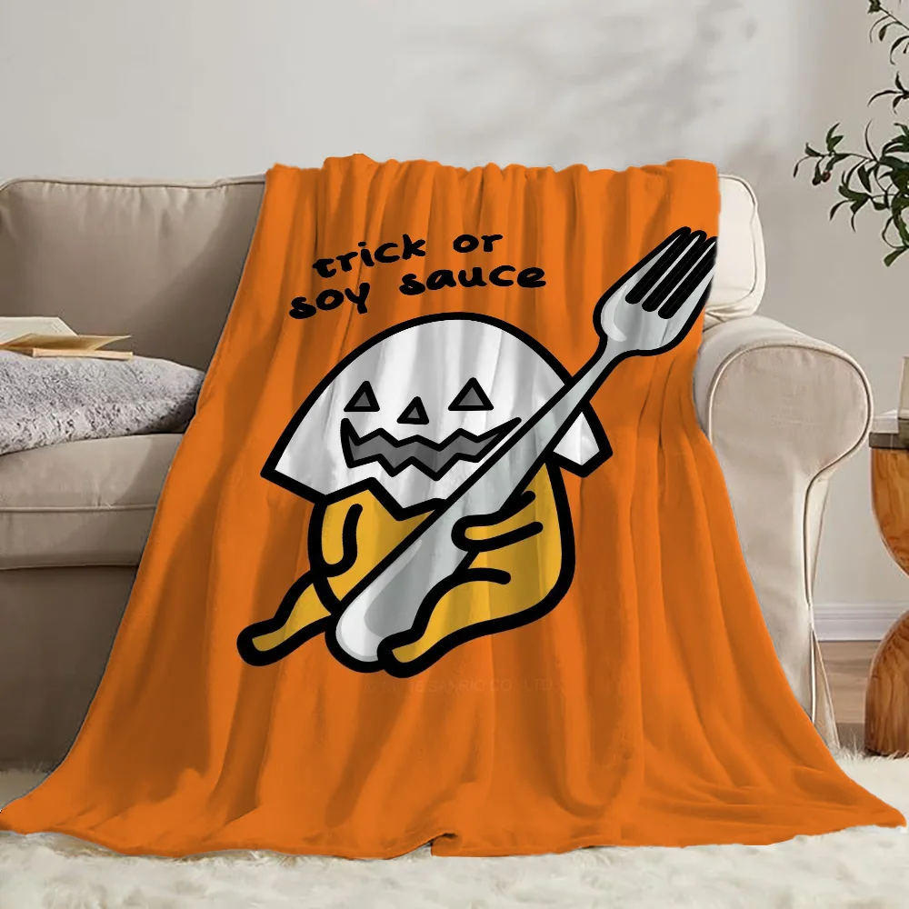 Cute Throw Blanket for Sofa Luxury Gudetama Fluffy Soft Blankets & Throw Kid's Blanket King Size Microfiber Bedding Cobija Knee 3