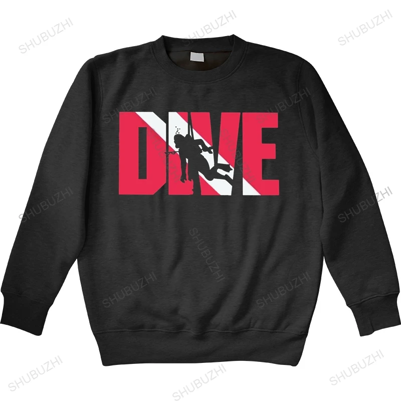 Impressionante Scuba Drive Felpa Con Cappuccio Da Uomo Casual In Morbido Cotone Felpa Con Cappuccio O-Collo A Maniche Lunghe Ocean Diving Felpe Con Ca