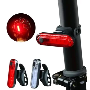 Fanale posteriore per bici Fanali posteriori rossi ultra luminosi ricaricabili tramite USB adatti alla bicicletta Facile da installare per la sicurezza in bicicletta