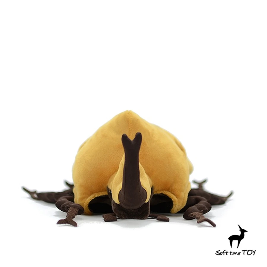 Megasoma Elephas Insect High Fidelity Anime Cute Plushie Dynastes Dorbeetle Plush Toys Lifelike Animals Simulation Stuffed Doll 3