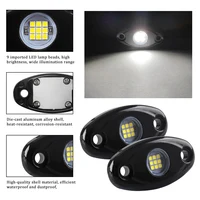1 Piece 9LED Car LED Rock Light RGB Exterior Atmosphere Light Car Bottom Lamp For Jeep Offroad Truck ATV UTV Underbody Boat Side - Image 6