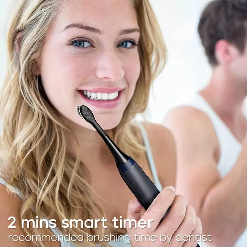 Toothink Sonic Electric Toothbrush USB Rechargeable Smart Timing Tooth Brush Teeth Clean Whitening Toothbrush Replacement Head 2