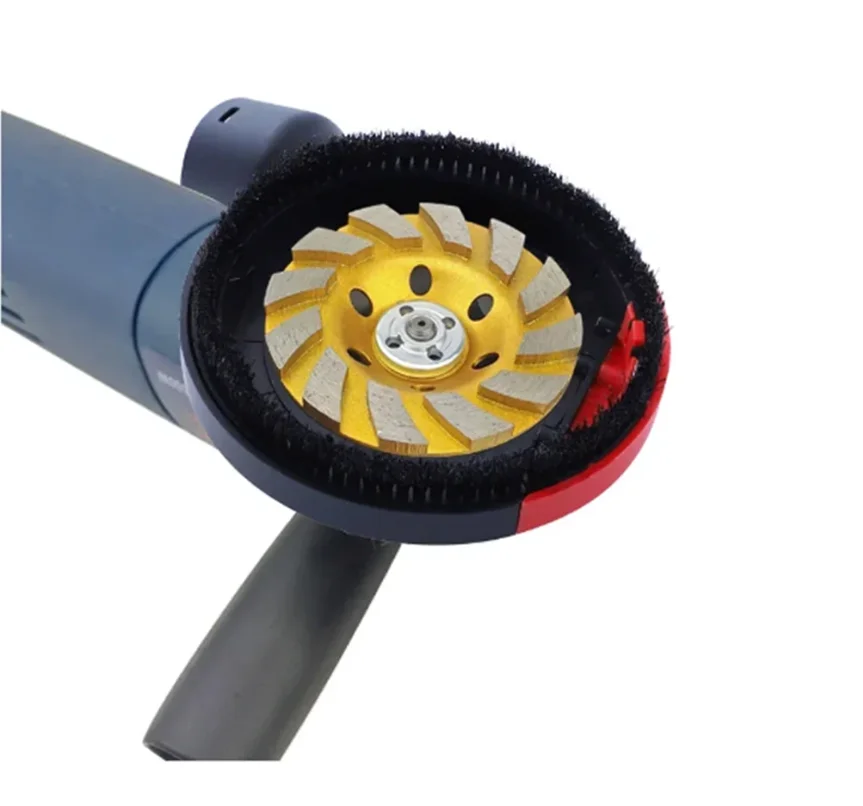 100/125 150Type Universal Surface Cutting Dust Shroud For Angle Grinder Built-in Tight Bristles Dust Collector Attachment Cover