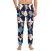 Customize A Product Exclusively For You Men'S Casual Home Diy Custom Pajamas Pocket Drawstring Design Casual Trousers 3