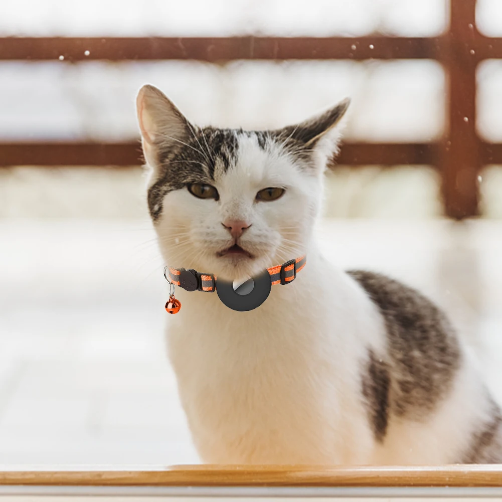 Portable Pet Locator Collar Lightweight Fashion Collar with Gps Nylon Locator Collar for Cat Inteligent for Outdoor Pet Supplies