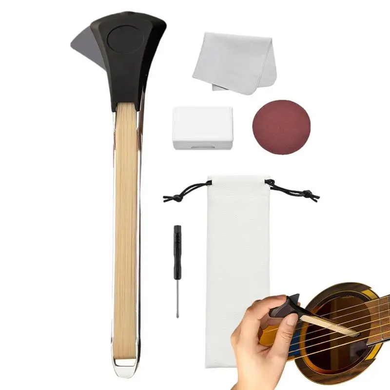 

Guitar Bow Folk Song Tuning Pick Plucker Guitar Bow Smooth Sturdy Folk Classical Guitar Tuning Paddles Creative Gift For