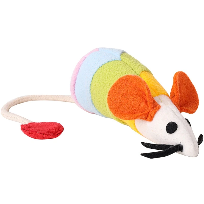 

Мыши для кошек, игрушки, флисовая мышь для домашних кошек, котят, кошачья мята, интерактивная Прямая поставка