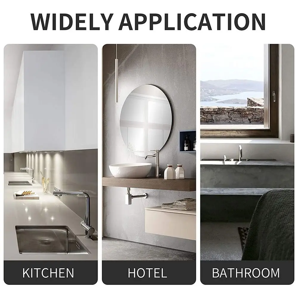 Description Picture 6 of item1PC Faucet Plate Hole Tap Cover Deck Plate Stainless Steel Bathroom Kitchen Sink For Most Single Hole Faucet