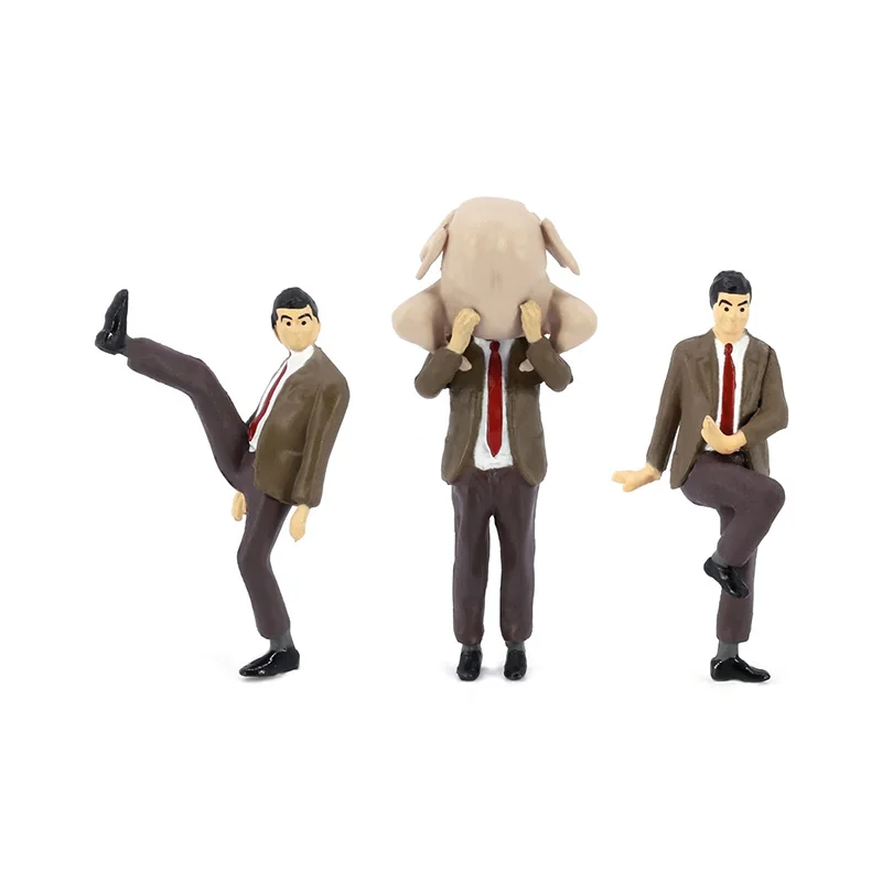 Mr. Bean ミニクーパー ＆フィギュア、フィギュア3体 セット Mr. Bean ミニクーパー ＆フィギュア、フィギュア3体 セット