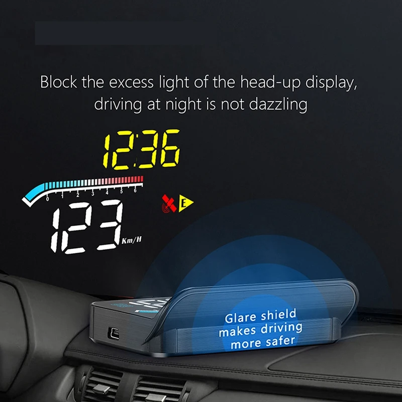  HUD GPS ׺̼ OBD2 ĳ, º ǻ,  ̺ GPS ׺̼ ӵ , 2 in 1