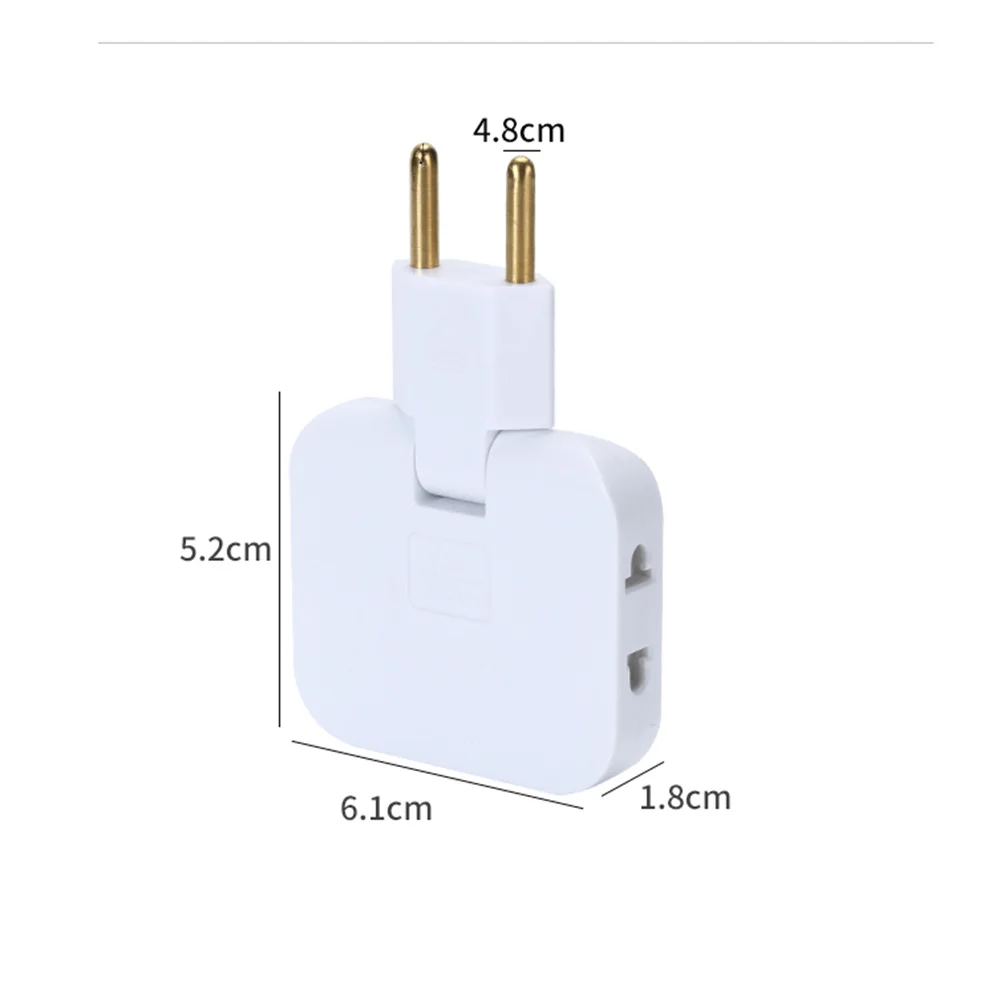 3-10PCS spina ue adattatore per presa girevole a 180 ° 3 In 1 spina di prolunga usa spina multipla Mini adattatore per presa Wireless sottile presa USB