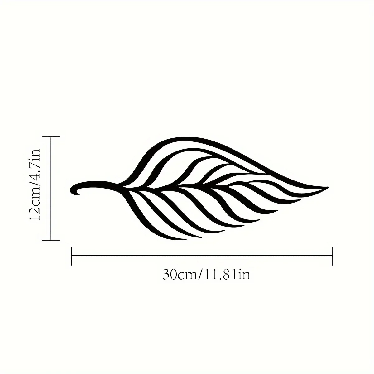 

1pc Metal Leaf Living Room Decor, Big Leaf Garden Decor, Wall Hanging Iron Decor, Garden Metal Leaf, Metal Home Decor