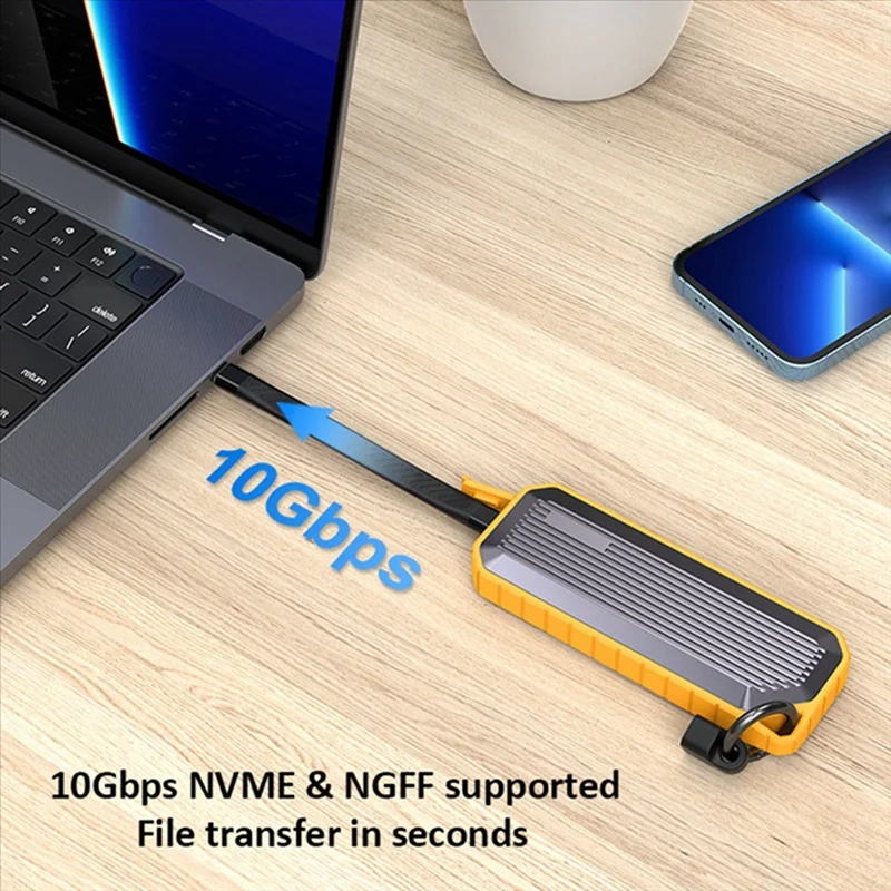 Nvme NGFF SSD M.2 SSD Ŭ TYPE-C M2 SSD ̽, IP65    SSD Ŭ ̽,  ƿ ձ, 10Gbps
