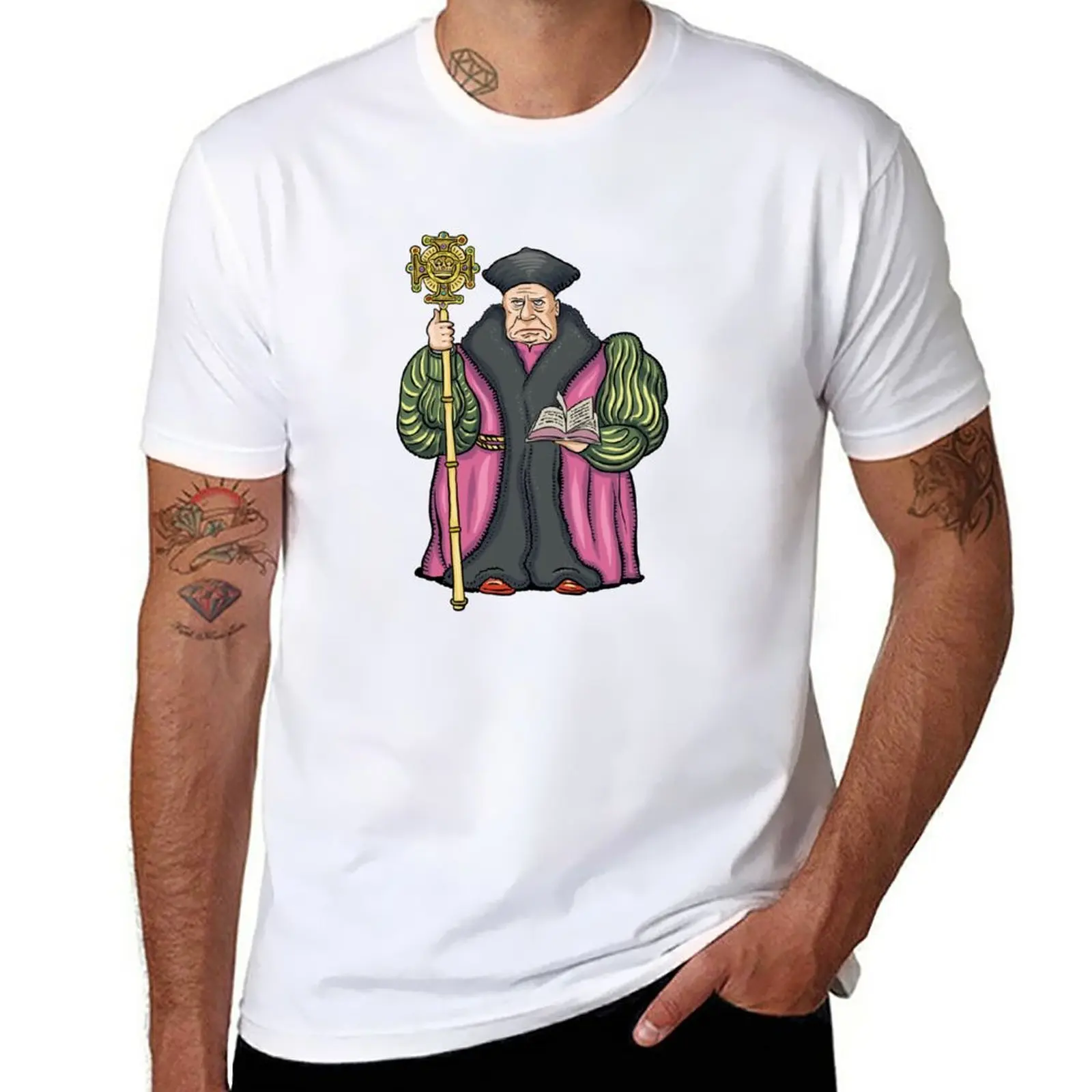 

New Thomas Cranmer T-Shirt custom t shirts design your own Aesthetic clothing funny t shirts sweat shirt men clothings