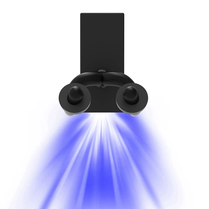 

2X Durable Guitar Hanger Wall Hook Stand Guitarra Bracket Holder LED Light For Acoustic Electric Guitar Bass Banjo,Blue